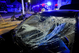 Zderzenie skutera z bmw na ul. Płk. Dąbka