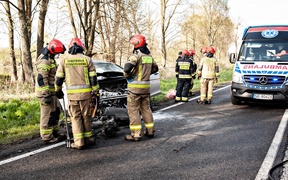 Wypadek w Karczowiskach, zginął jeden z kierowców