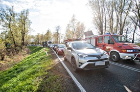 Wypadek w Karczowiskach, zginął jeden z kierowców