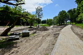 Coraz bliżej do rekreacji w parku Dolinka