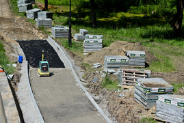 Coraz bliżej do rekreacji w parku Dolinka