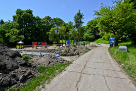 Coraz bliżej do rekreacji w parku Dolinka