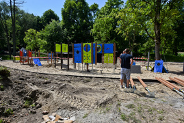 Coraz bliżej do rekreacji w parku Dolinka