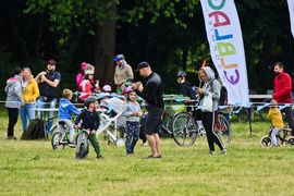 Rowerowe ściganie w Bażantarni