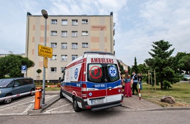 Pożar na ul. Robotniczej