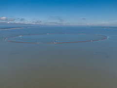 Prace kafarowe na sztucznej wyspie na finiszu