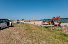 Nad rzeką Elbląg ruszył drugi etap przekopu