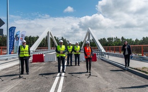 Pierwszy most nad przekopem oddany do użytku