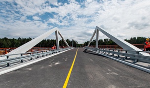 Pierwszy most nad przekopem oddany do użytku