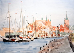 Architekt z malarskim talentem. Prace Alfreda Arndta w elbląskim muzeum