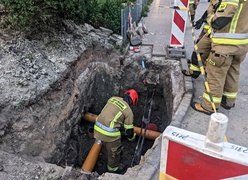 Wyciek gazu na płk. Dąbka