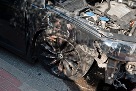 Zderzenie volkswagenów na Beniowskiego, sprawca został zatrzymany . (aktualizacja) 