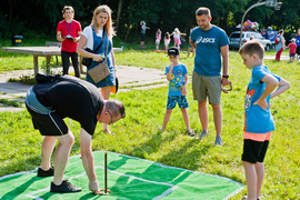 Biesiadowali na polanie w Bażantarni