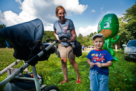 Biesiadowali na polanie w Bażantarni
