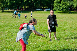 Biesiadowali na polanie w Bażantarni