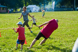 Biesiadowali na polanie w Bażantarni