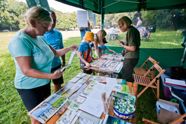 Biesiadowali na polanie w Bażantarni