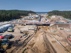 Kanał żeglugowy na Mierzei już jest pogłębiany