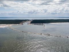 Kanał żeglugowy na Mierzei już jest pogłębiany