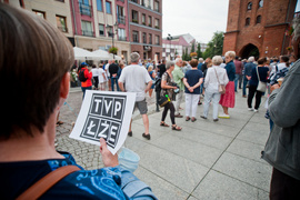 Wolne media. Elblążanie protestują