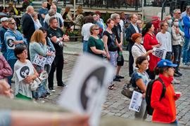 Wolne media. Elblążanie protestują