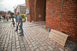 Wolne media. Elblążanie protestują