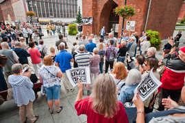 Wolne media. Elblążanie protestują