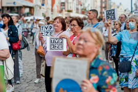Wolne media. Elblążanie protestują