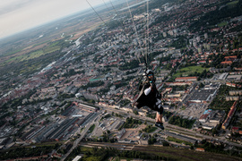 Zobacz podniebny rekord świata oczami skoczka