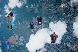 Zobacz podniebny rekord świata oczami skoczka