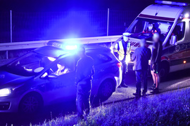 Potrącenie rowerzystki przez kierowcę vana