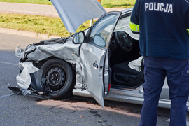 Wypadek na płk. Dąbka. Utrudnienia w ruchu