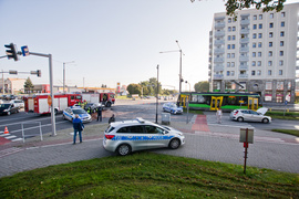Wypadek na płk. Dąbka. Utrudnienia w ruchu