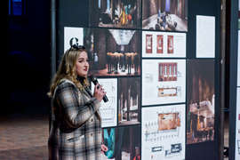 Wnętrza, mury i dyplom z architektury