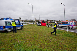 Tragiczny wypadek na węźle Wschód, zginęła 12-latka