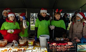 „Nie jesteś sam”, czyli wigilia na placu Dworcowym