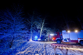 Czołowe zderzenie pod Dąbrową