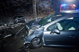 Czołowe zderzenie pod Dąbrową