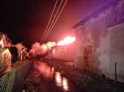 Spłonął zakład stolarski