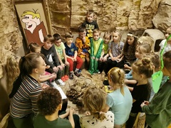 Taka lekcja prehistorii tylko w Żłobku i Przedszkolu Mały Europejczyk w Elblągu