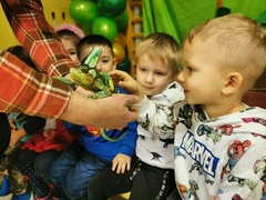 Taka lekcja prehistorii tylko w Żłobku i Przedszkolu Mały Europejczyk w Elblągu