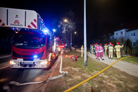 Pożar mieszkania przy Grunwaldzkiej