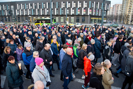 Wierni przeszli przez miasto w drodze krzyżowej