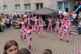 Festyn sąsiedzki z okazji Dnia Dziecka w SP 21