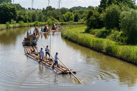 Tratwa, klacz i kanał