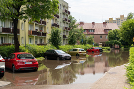 Na Elbląg spadła ściana deszczu  (aktualizacja) 