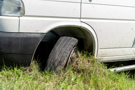 Zderzenie aut na drodze 503