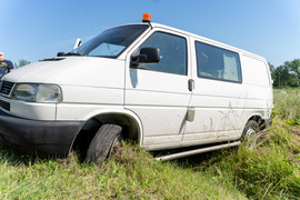 Zderzenie aut na drodze 503