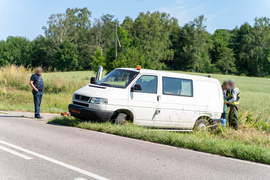 Zderzenie aut na drodze 503