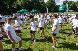 Mistrzowski trening w lesie